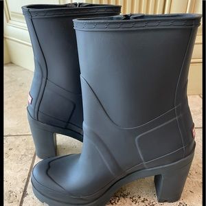 Hunter / Stella McCartney Collaboration- Heeled Rubber Bootie